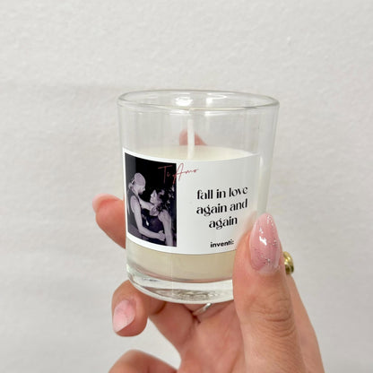 Candela Personalizzata San Valentino