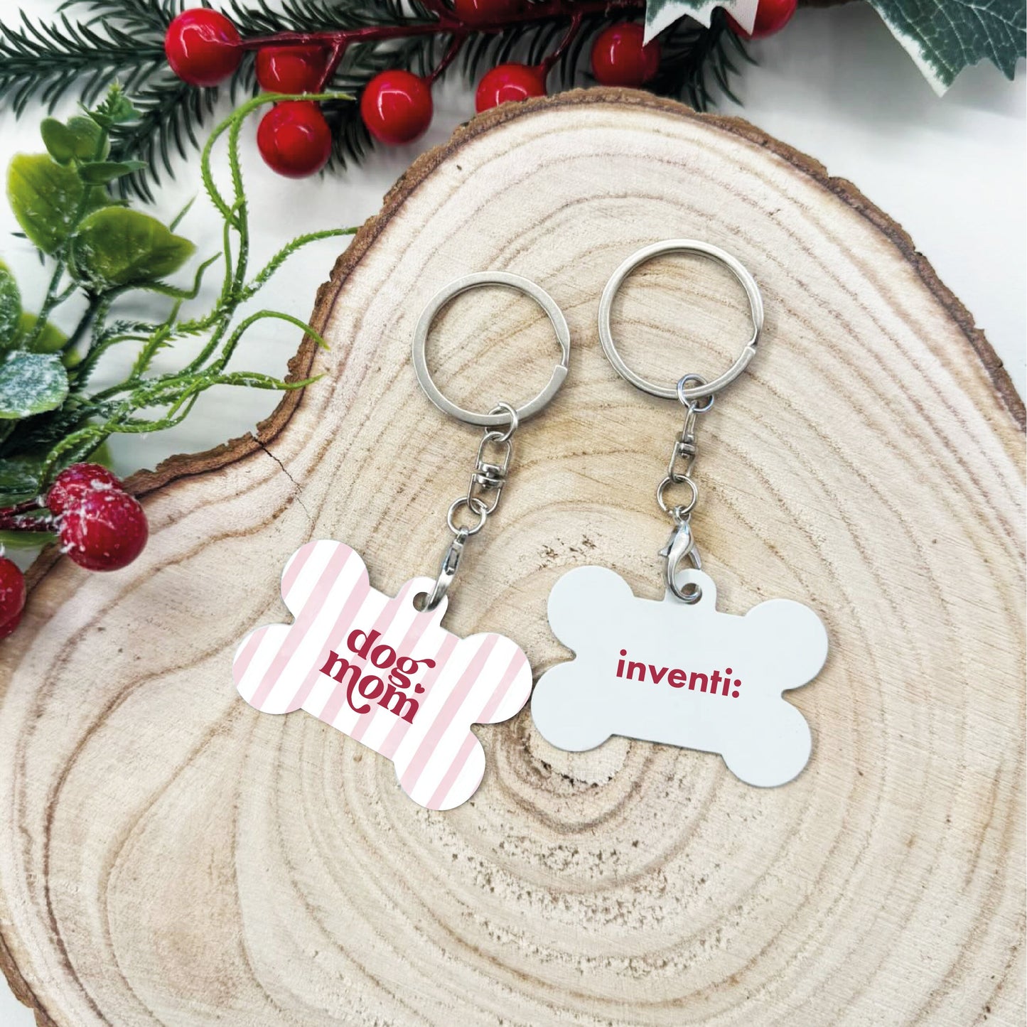 Medaglietta/Portachiavi a forma di Osso