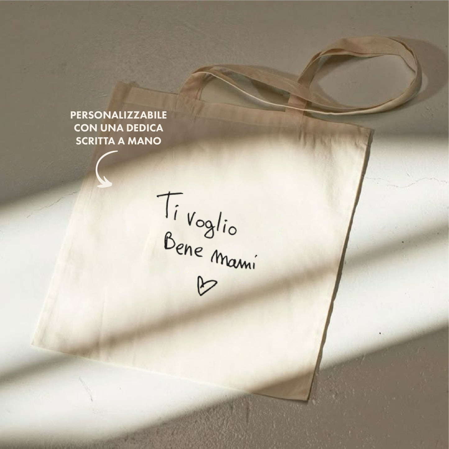 Shopper personalizzata con disegno - dedica - foto