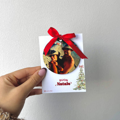 Pallina di Natale con Foto