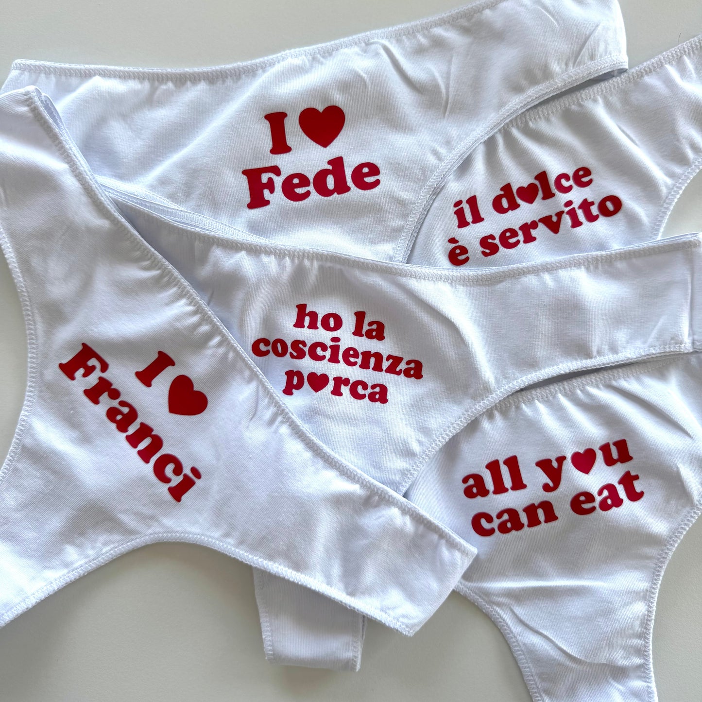 Slip con frasi – Inventi Design