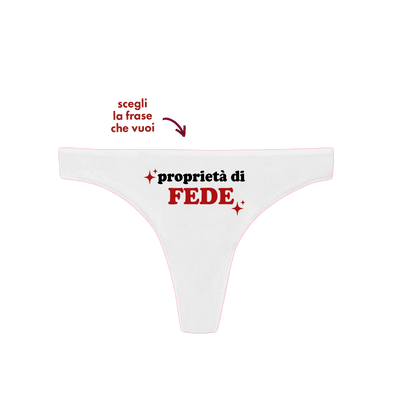Slip Personalizzato - Foto o Frase