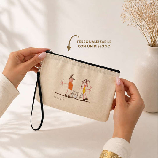 Pochette personalizzata con disegno - dedica - foto