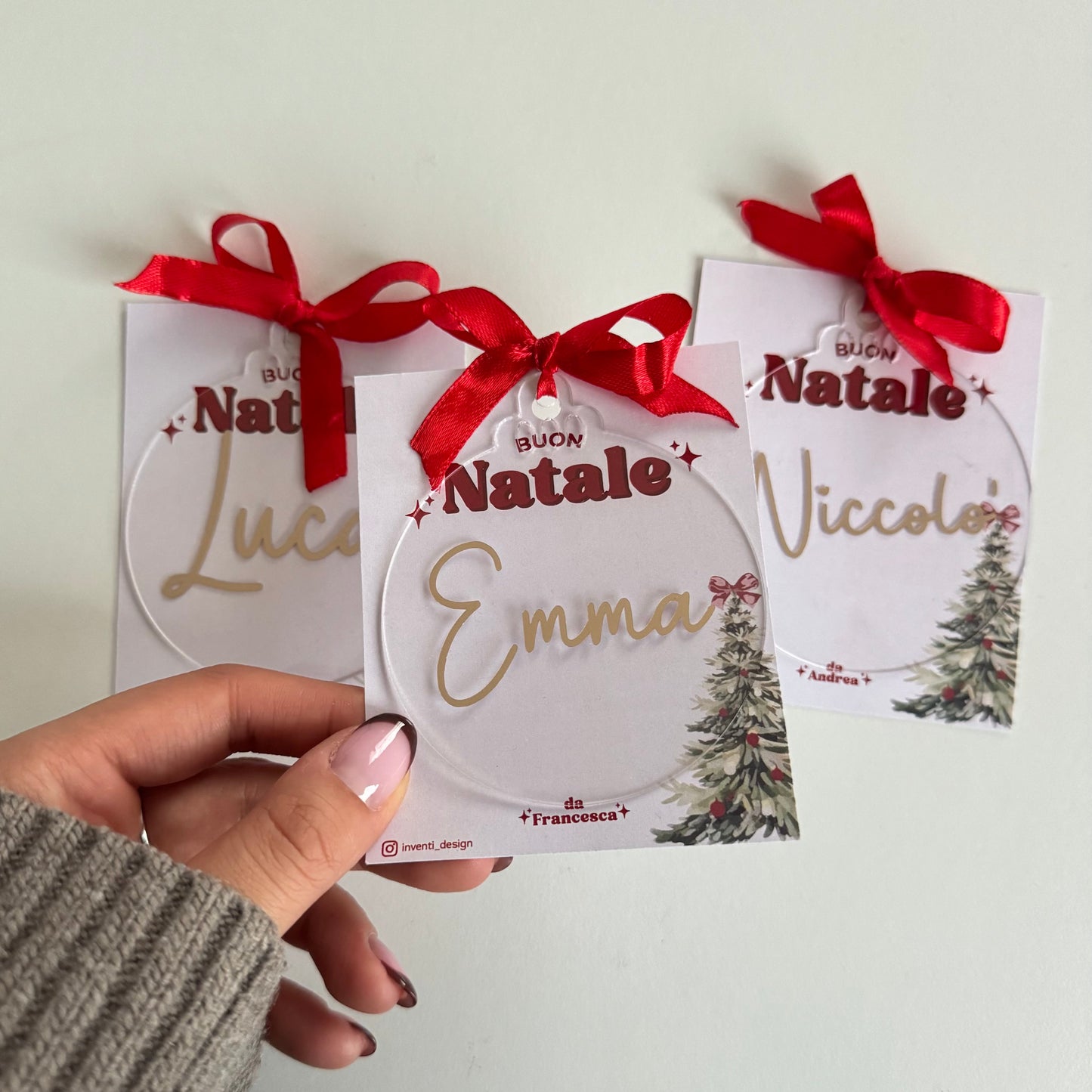 Palline con Nome (min. 2 pz.)