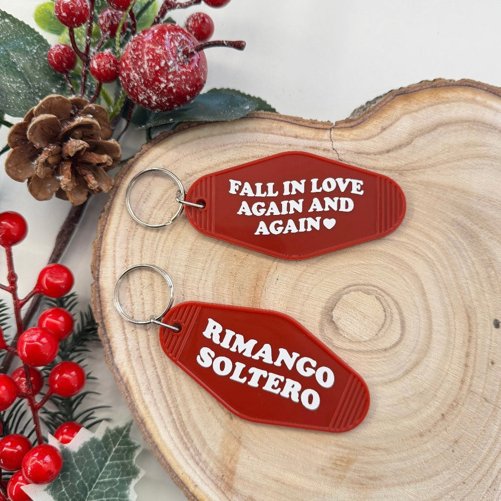 Portachiavi Personalizzato Rosso