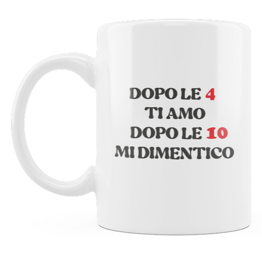 Tazza "Dopo le 4"