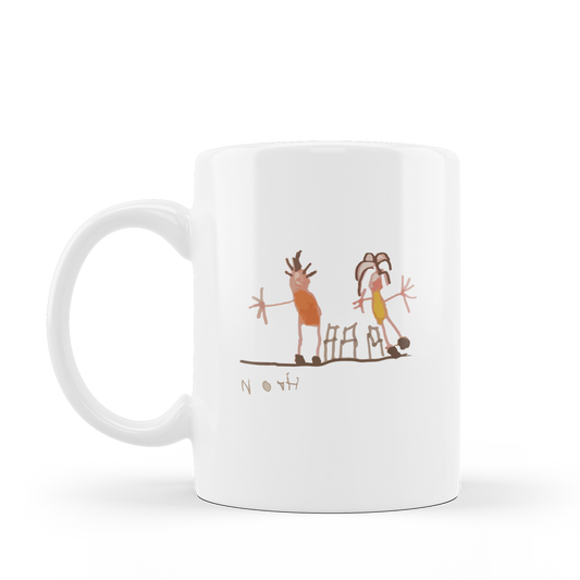 Tazza personalizzata con disegno - dedica - foto